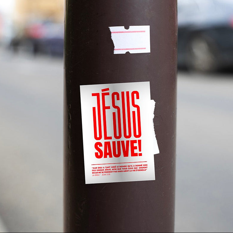 Sticker Jésus Sauve !