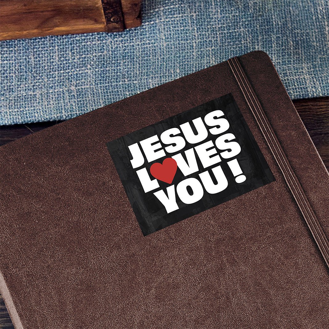 Sticker Jesus Loves You !