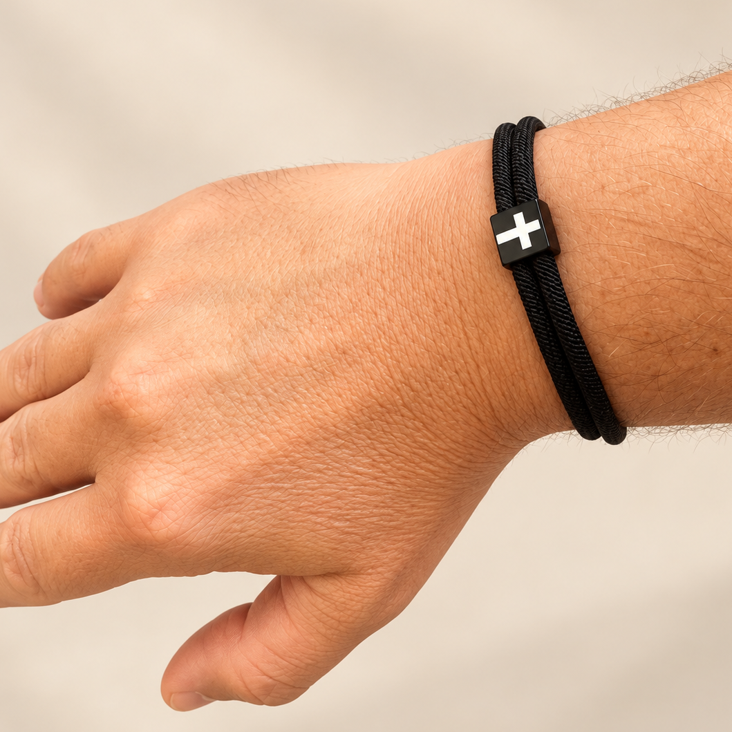 Bracelet Homme avec croix