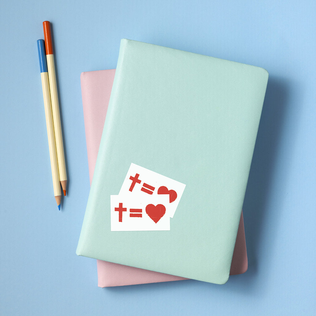 Sticker Croix = Amour