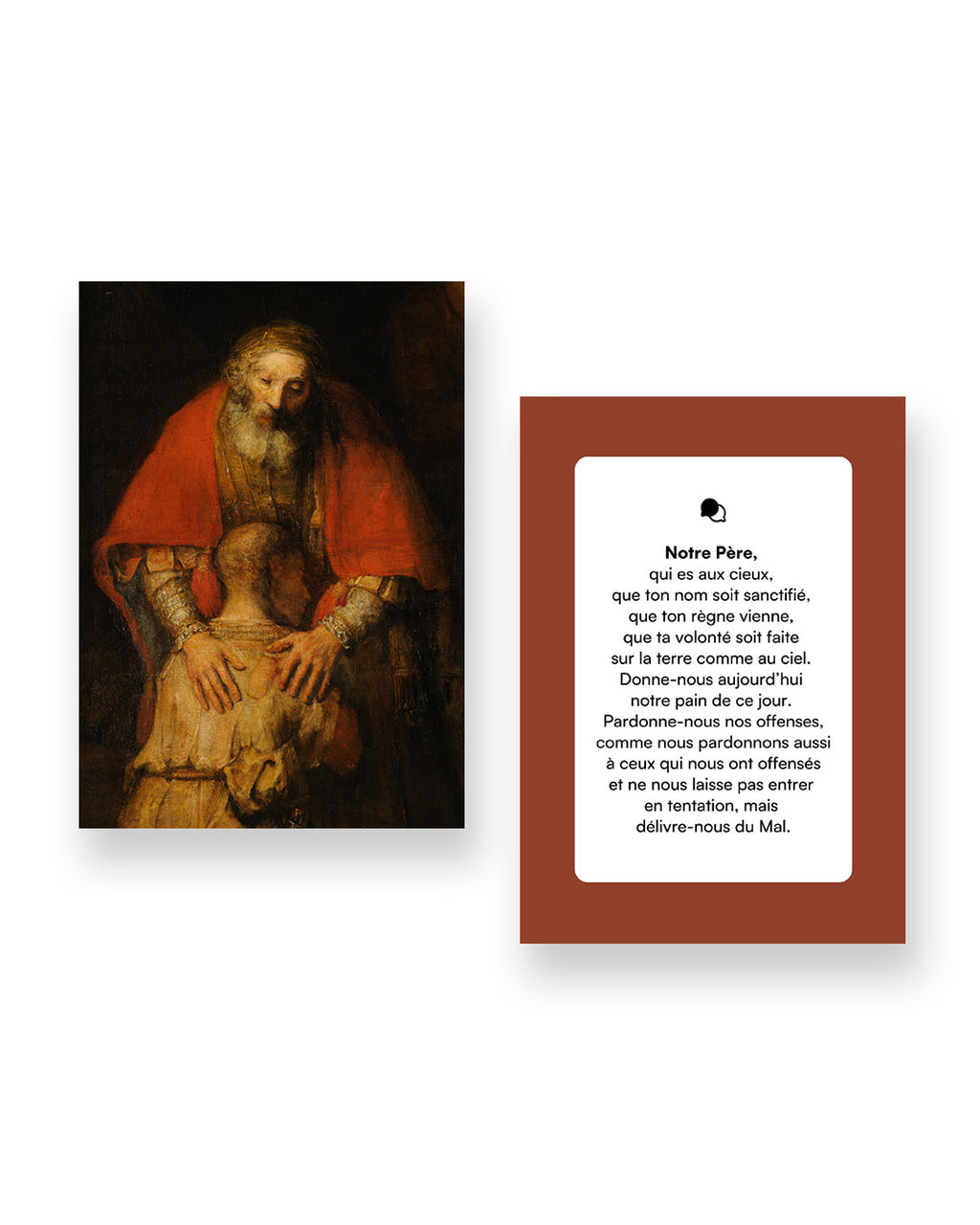 Carte Notre Père