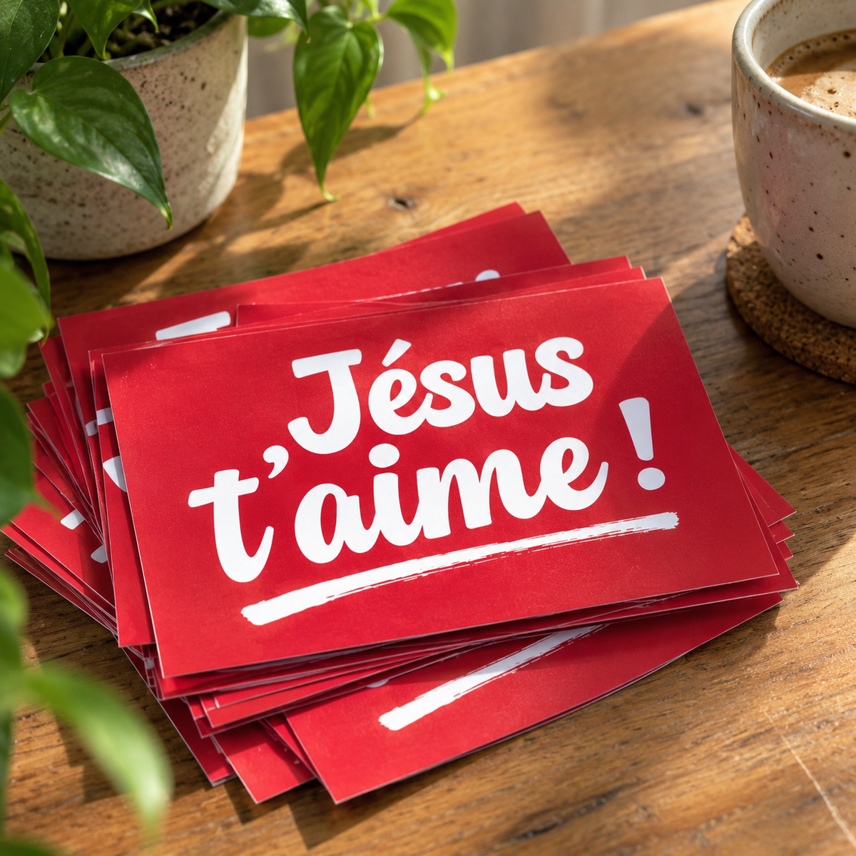 Sticker Jésus t'aime !