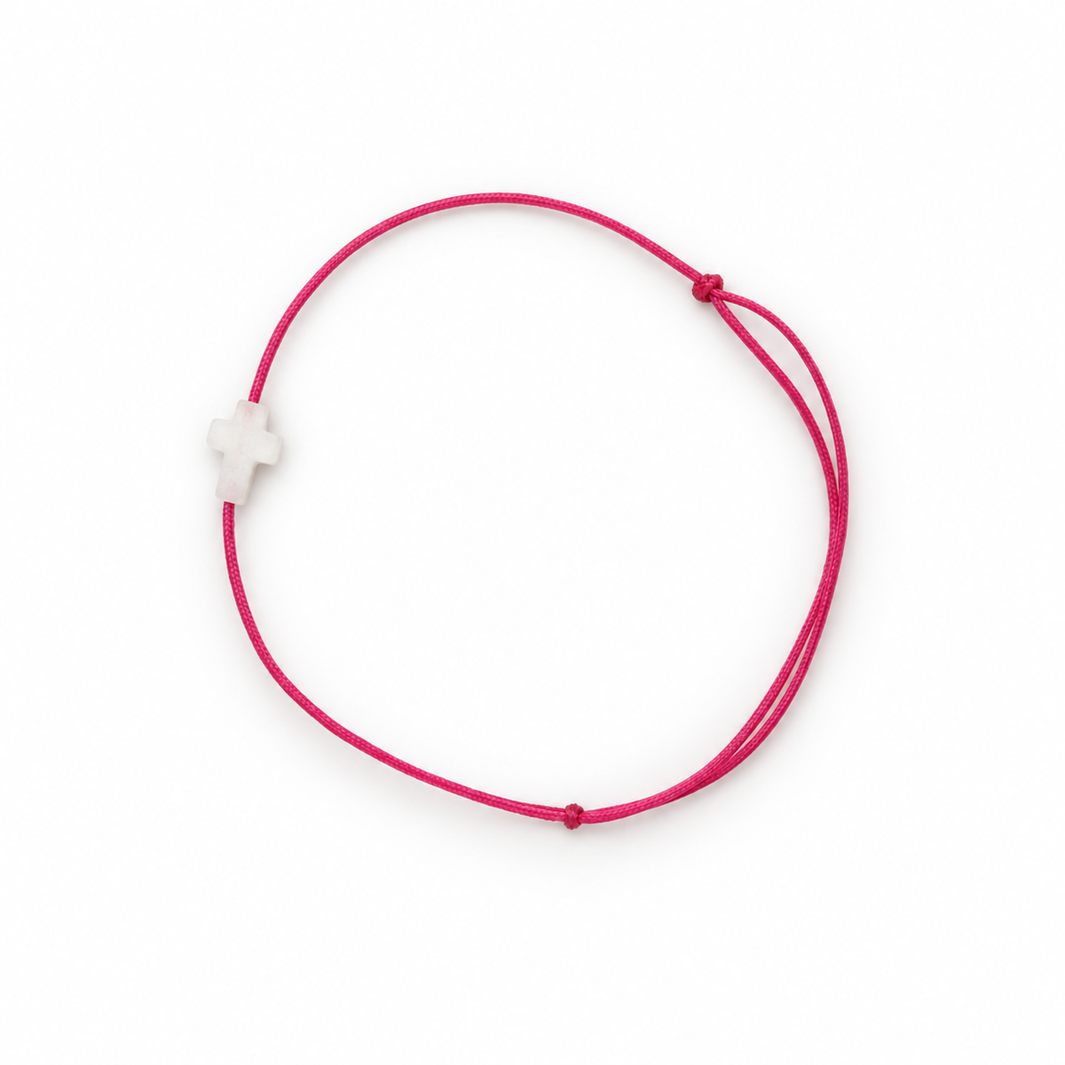Bracelet fille Croix nacrée