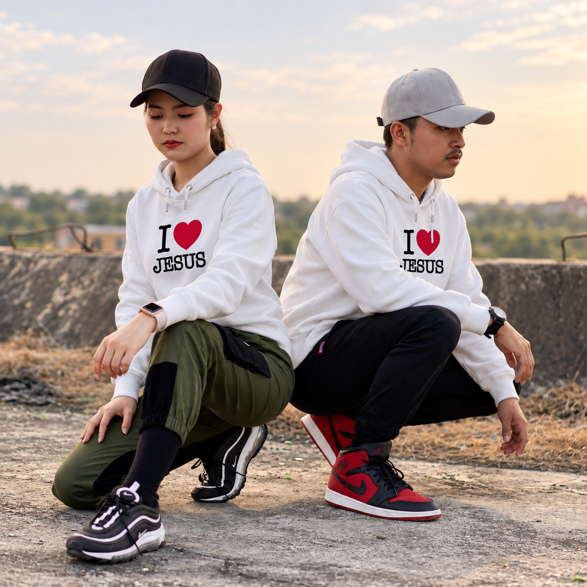 I Love Jesus - Sweat à capuche