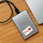 Sticker Croix = Amour