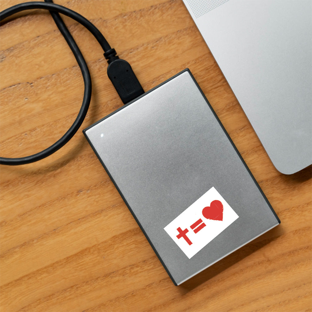 Sticker Croix = Amour