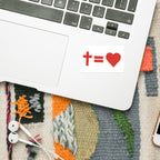 Sticker Croix = Amour