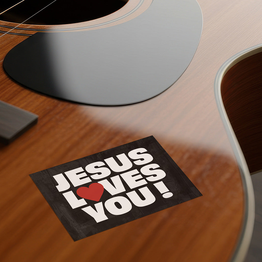 Sticker Jesus Loves You !