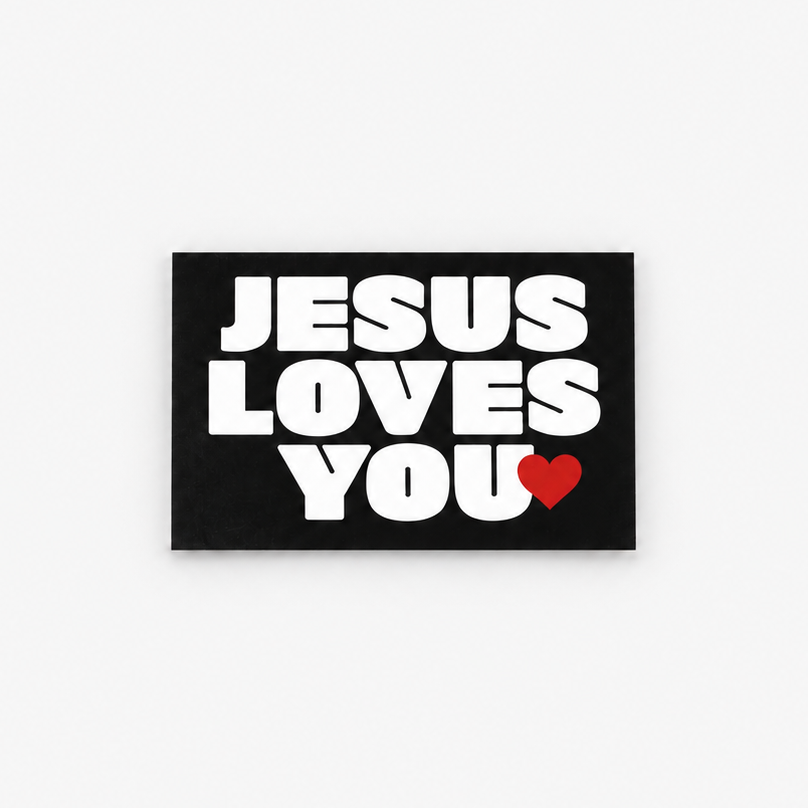 Sticker Jesus Loves You !
