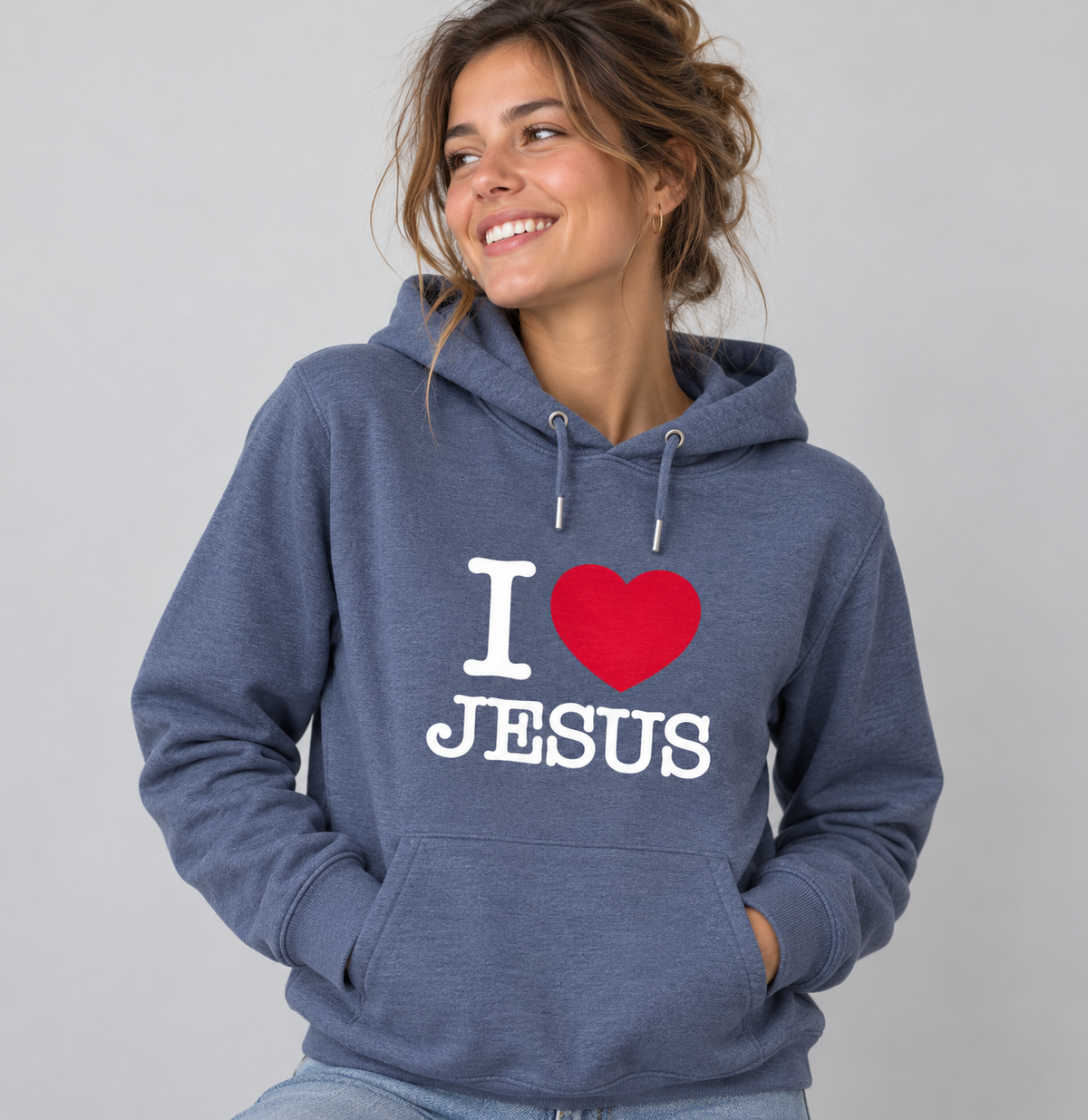 I Love Jesus - Sweat à capuche