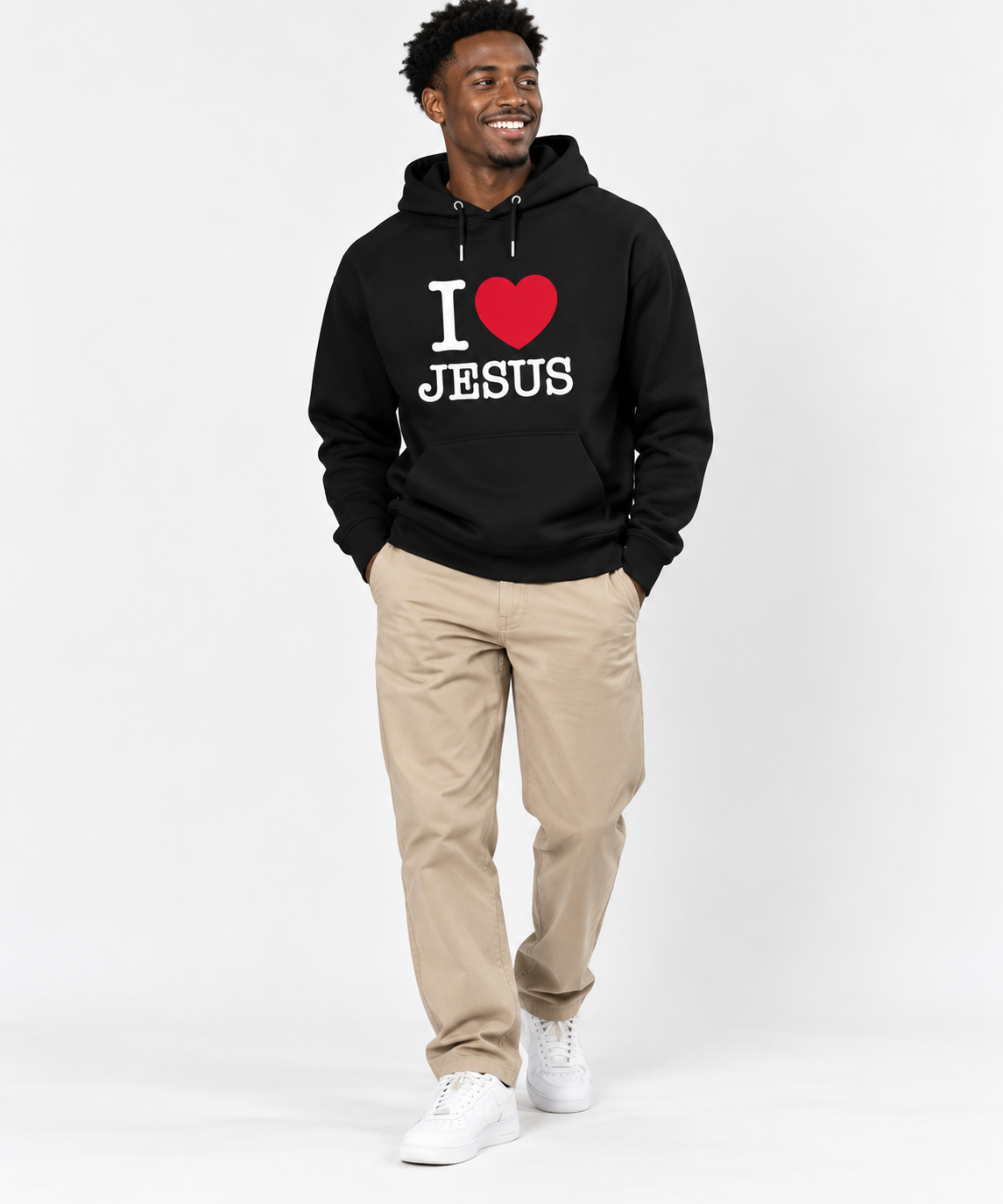I Love Jesus - Sweat à capuche
