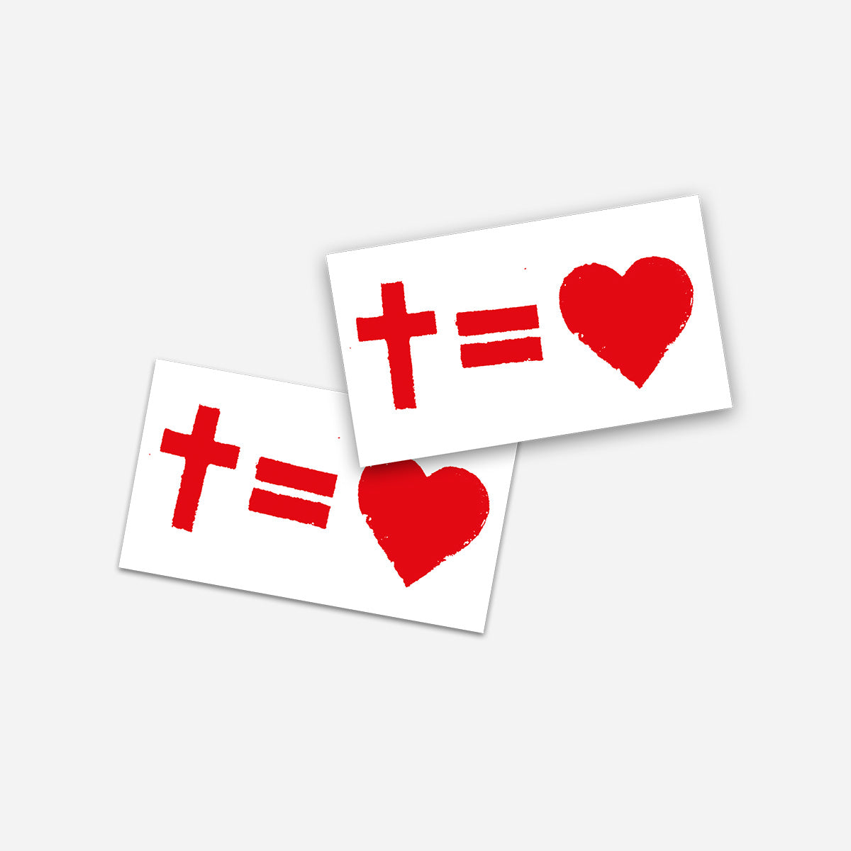 Sticker Croix = Amour