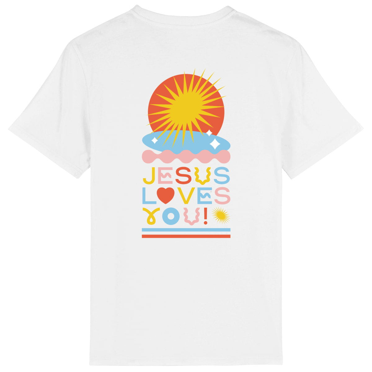 Jesus Loves You - T-shirt H/F - dos_0