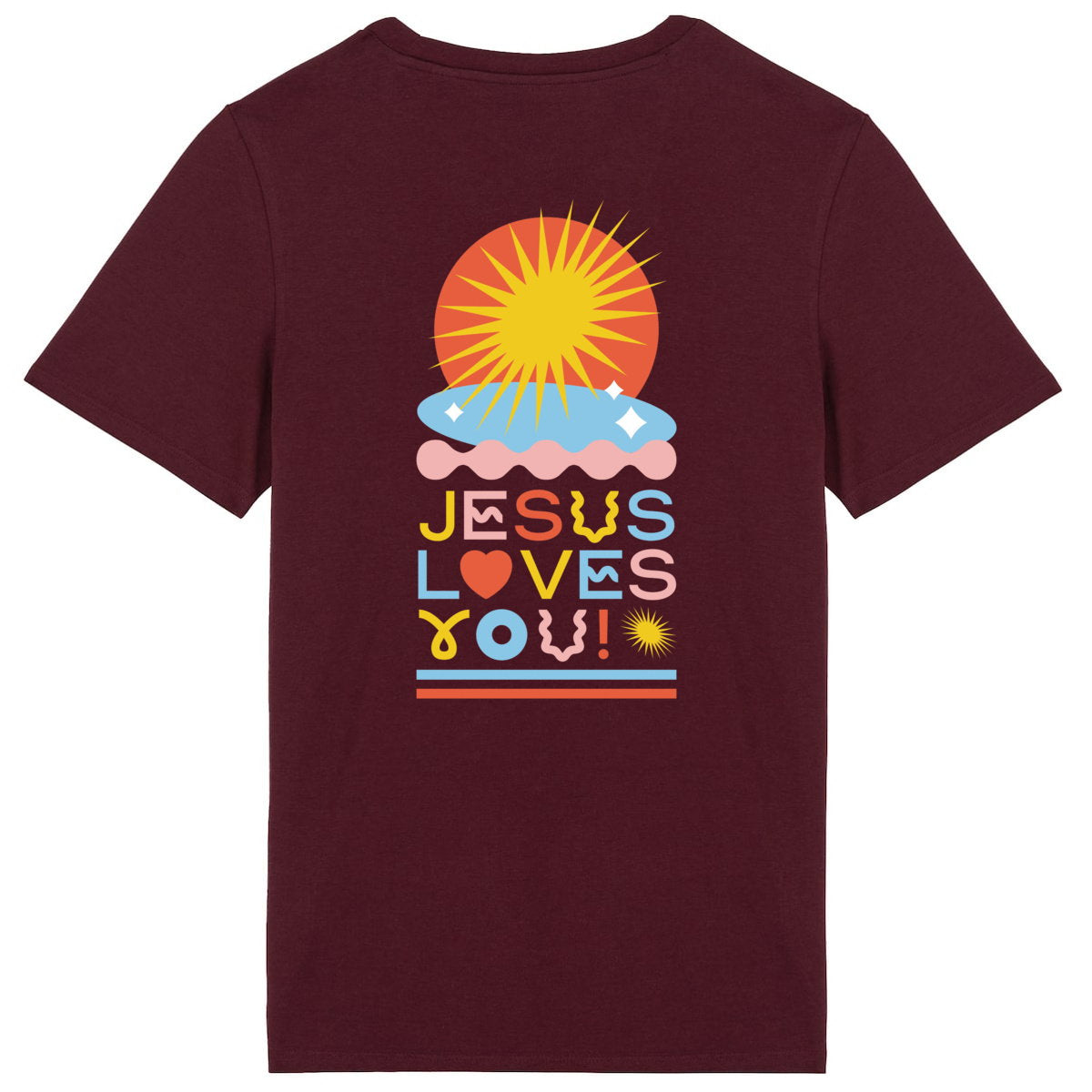 Jesus Loves You - T-shirt H/F - dos_3