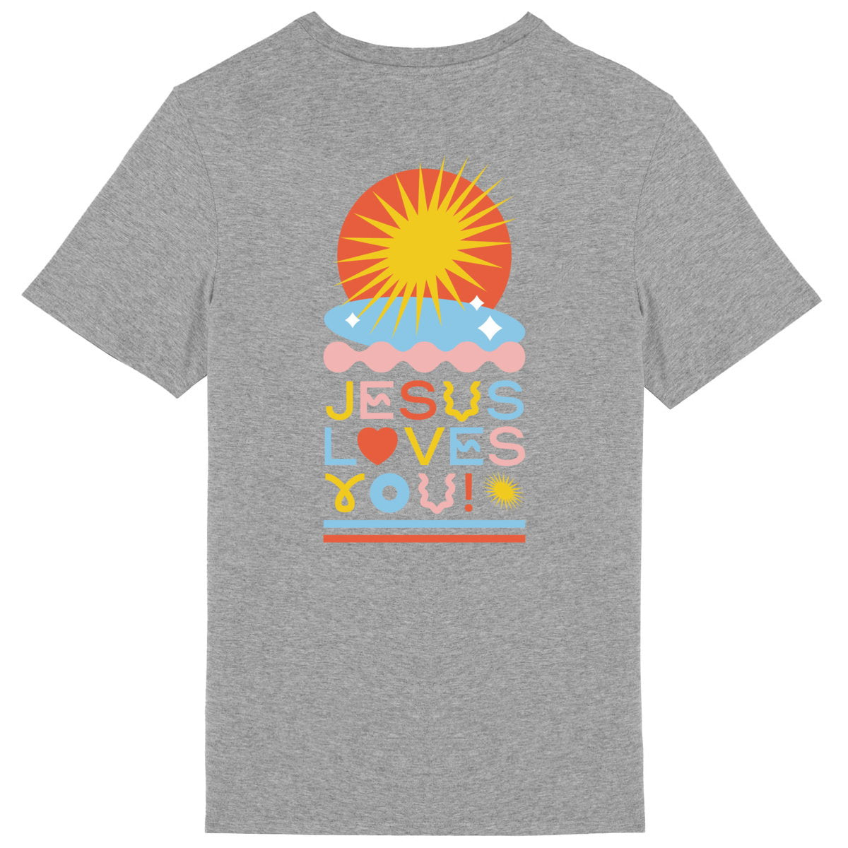 Jesus Loves You - T-shirt H/F - dos_4