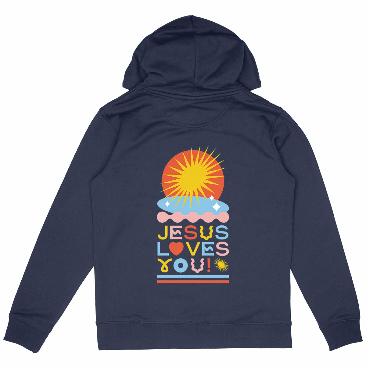 Jesus Loves You - Sweat H/F - dos_marine