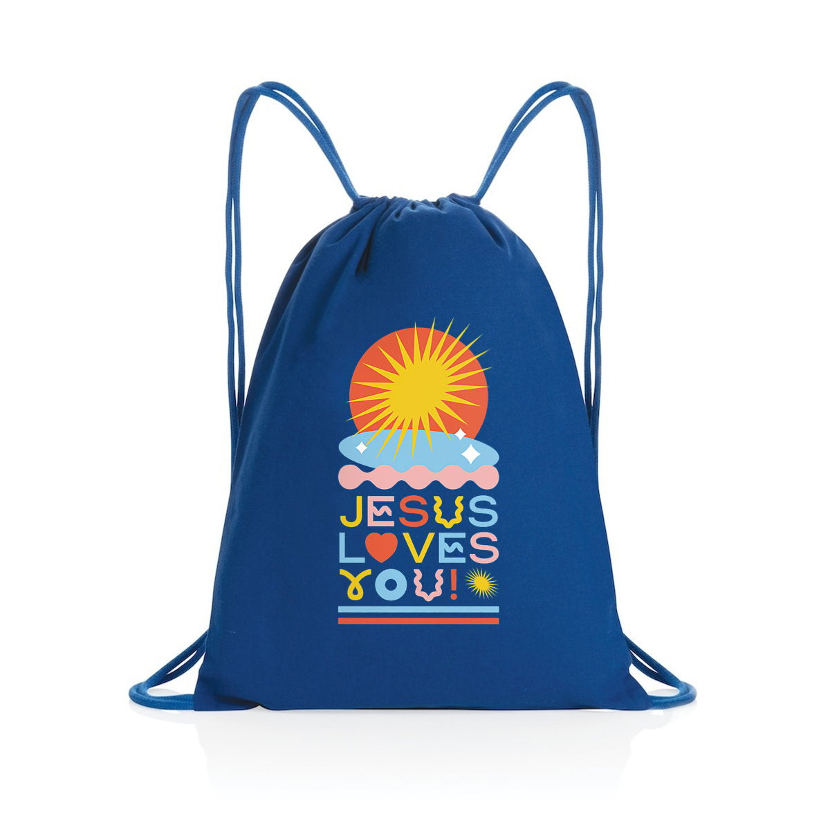 Jesus Loves You - Sac à cordelettes - face_0