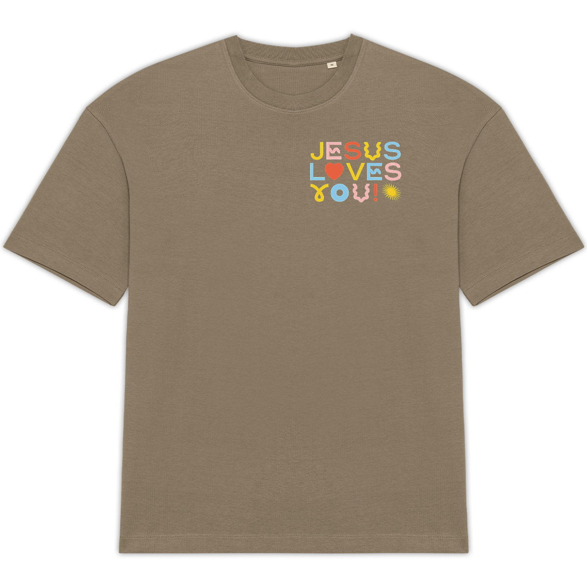 Jesus Loves You - T-shirt unisexe Oversize - face_0