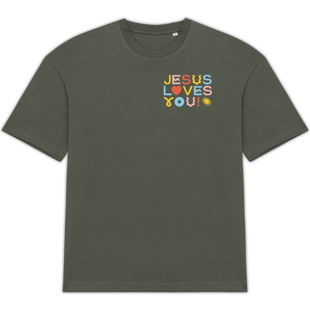 Jesus Loves You - T-shirt unisexe Oversize - face_1
