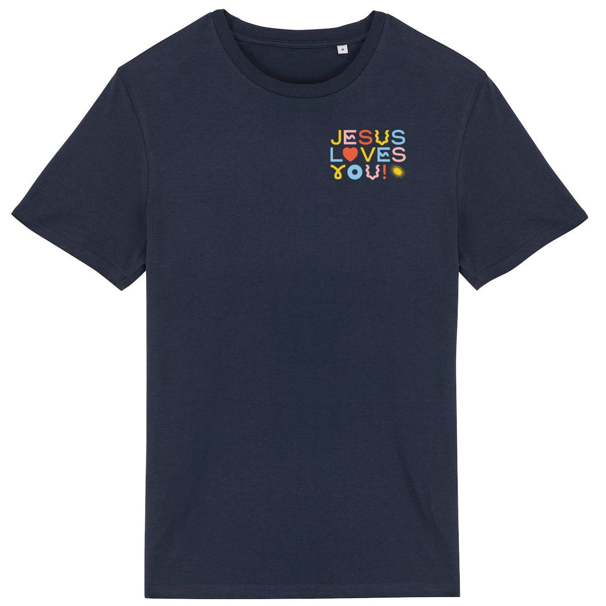Jesus Loves You - T-shirt H/F - face_2