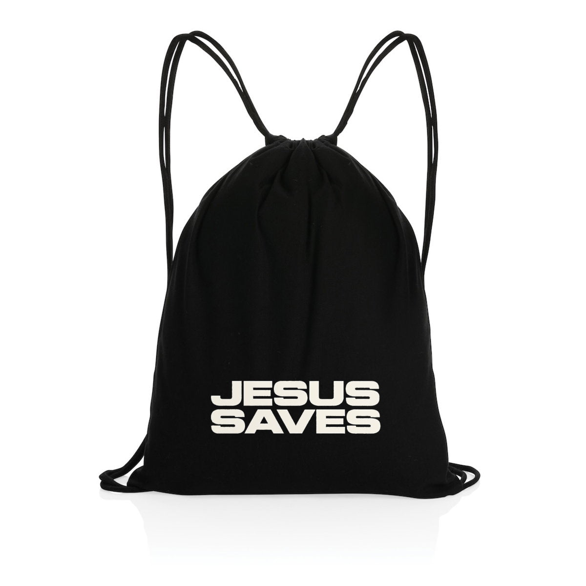 Sac à cordelettes Jesus Saves - face_2