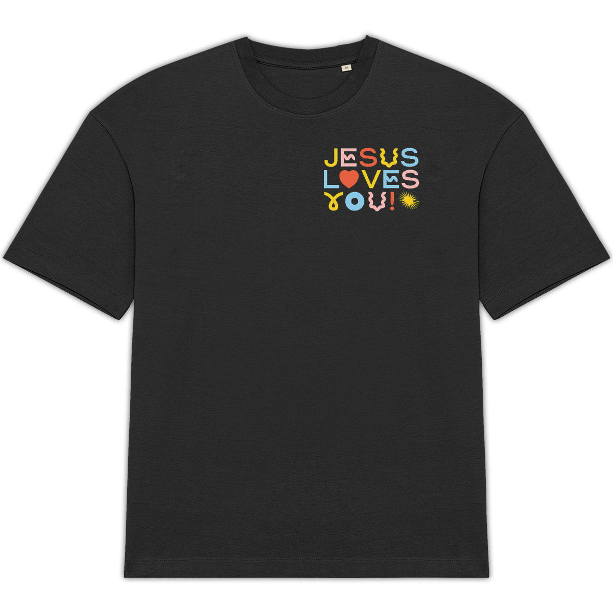 Jesus Loves You - T-shirt unisexe Oversize - face_3