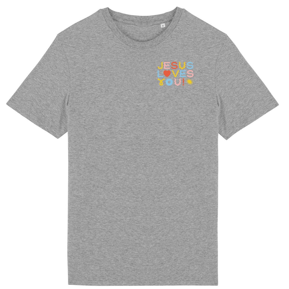 Jesus Loves You - T-shirt H/F - face_4