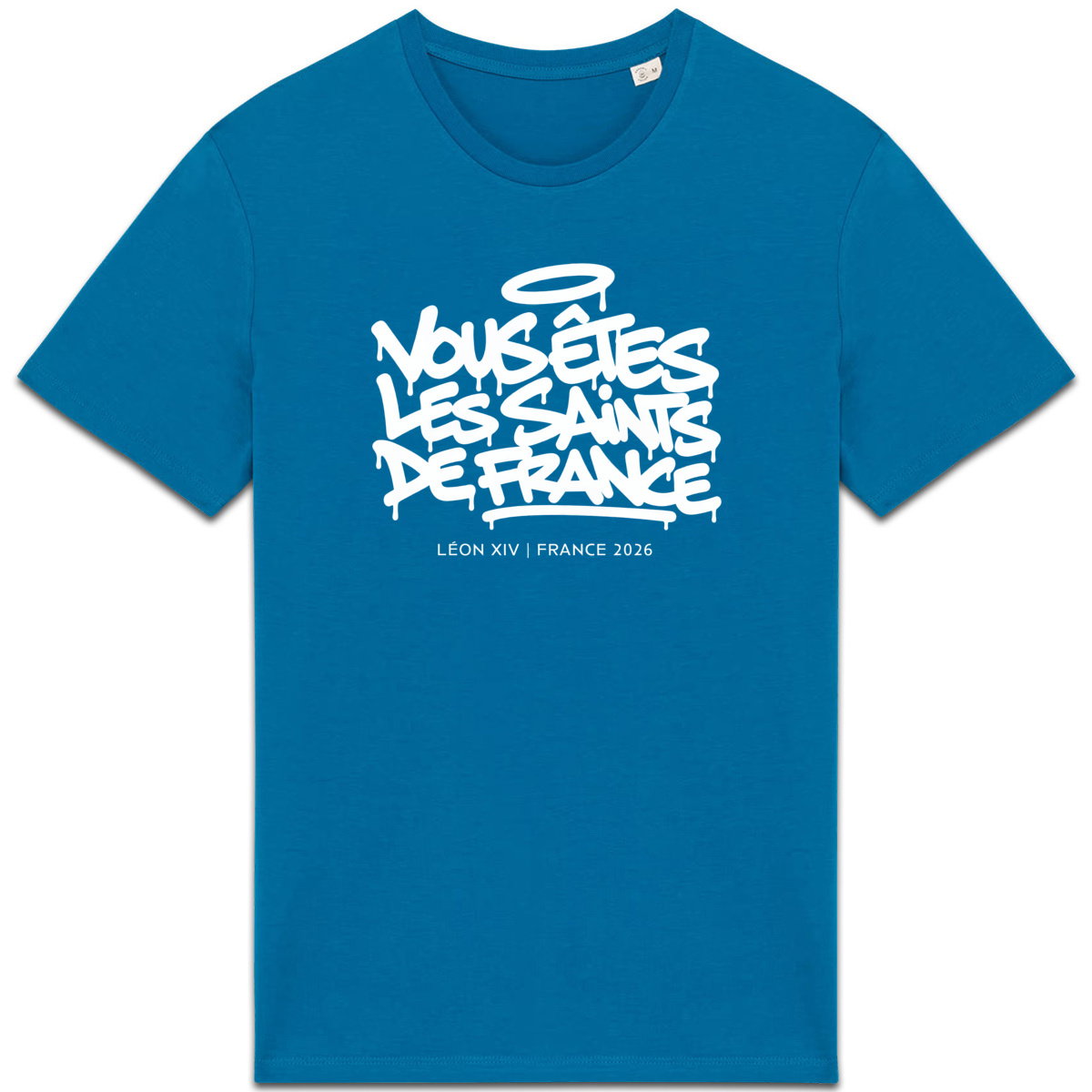 Léon XIV : "Vous êtes les saints de France" - T-shirt couleur - face_4