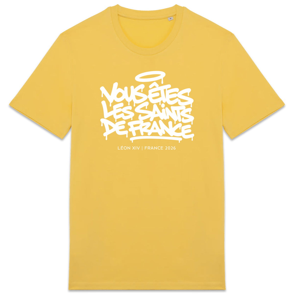Léon XIV : "Vous êtes les saints de France" - T-shirt couleur - face_5