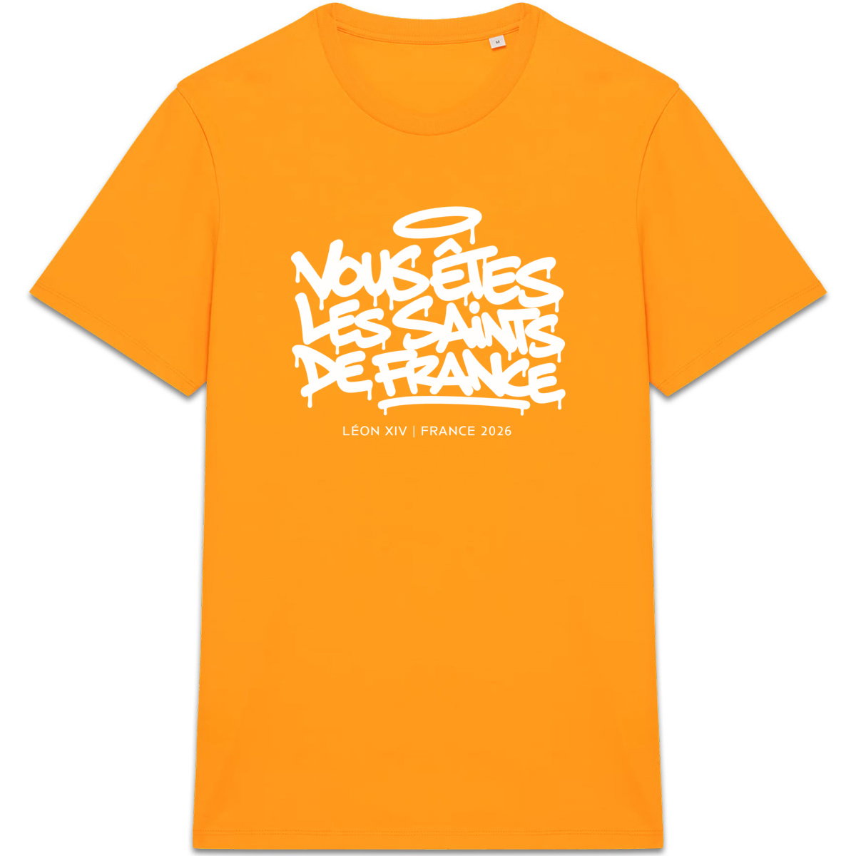 Léon XIV : "Vous êtes les saints de France" - T-shirt couleur - face_6