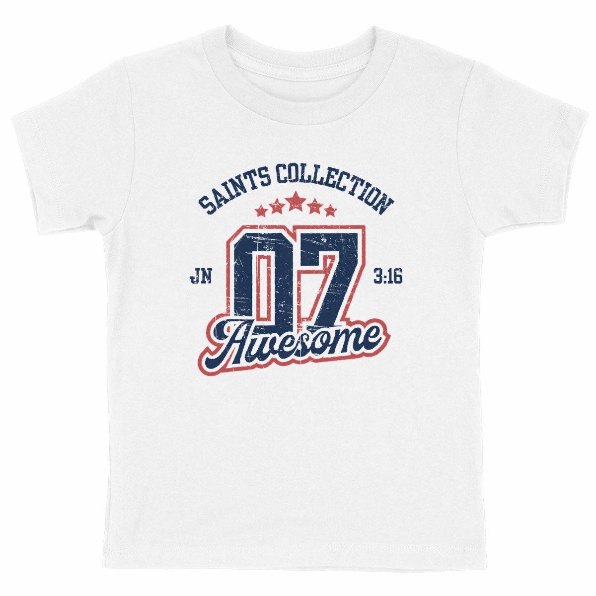 Saints collection - T-shirt G/F  - face_blanc