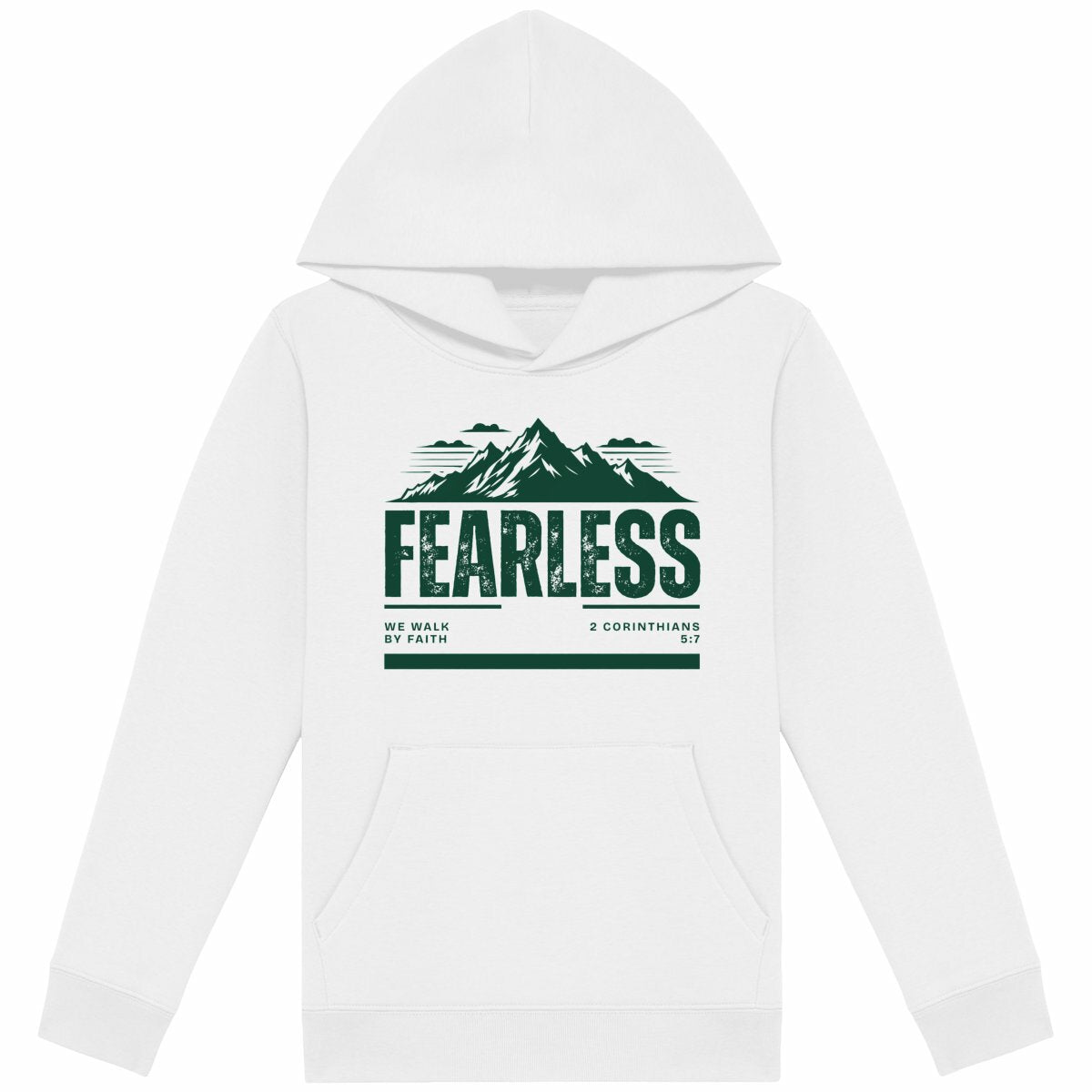 Fearless - Sweat à capuche - face_blanc