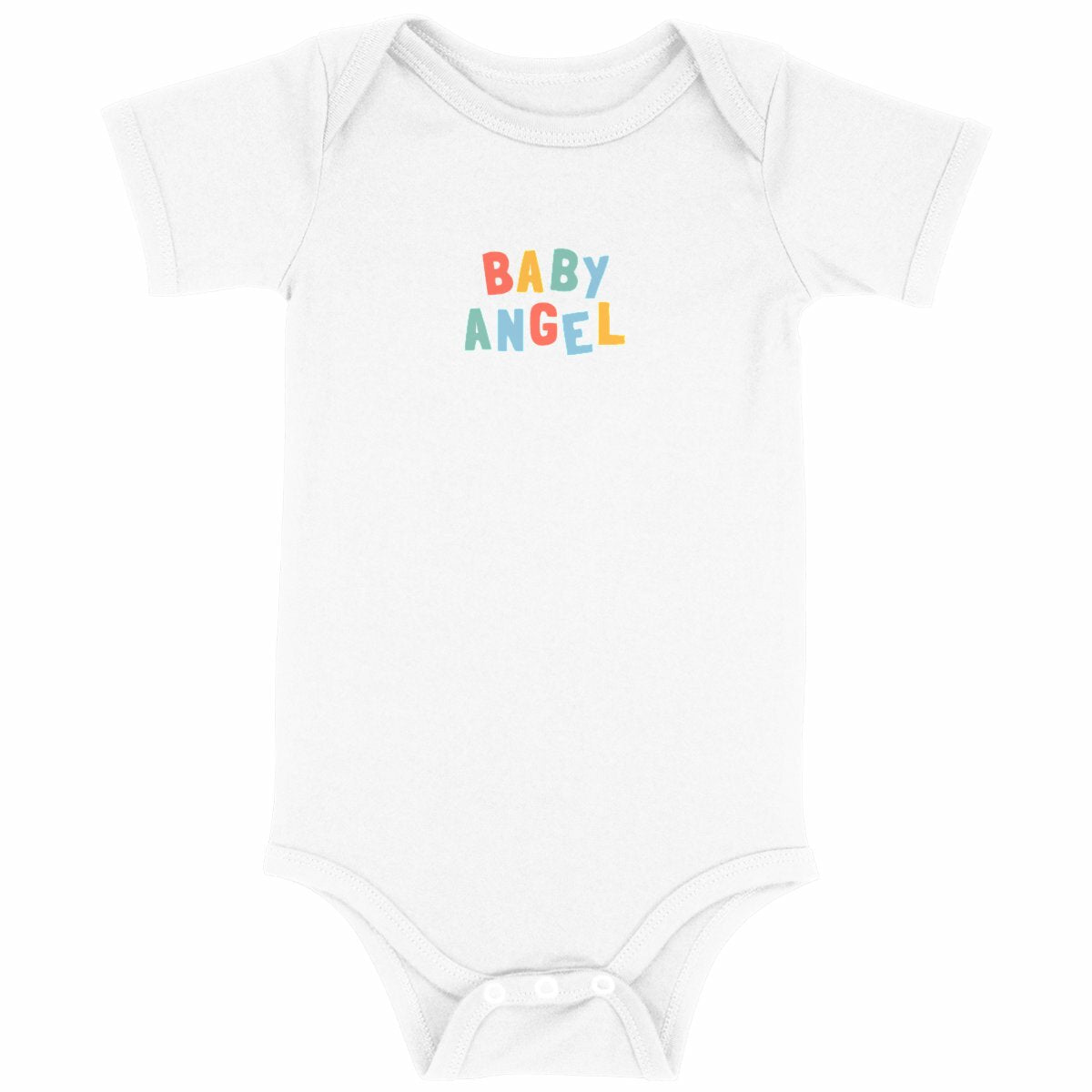 Baby angel - Body coton bio - face_blanc