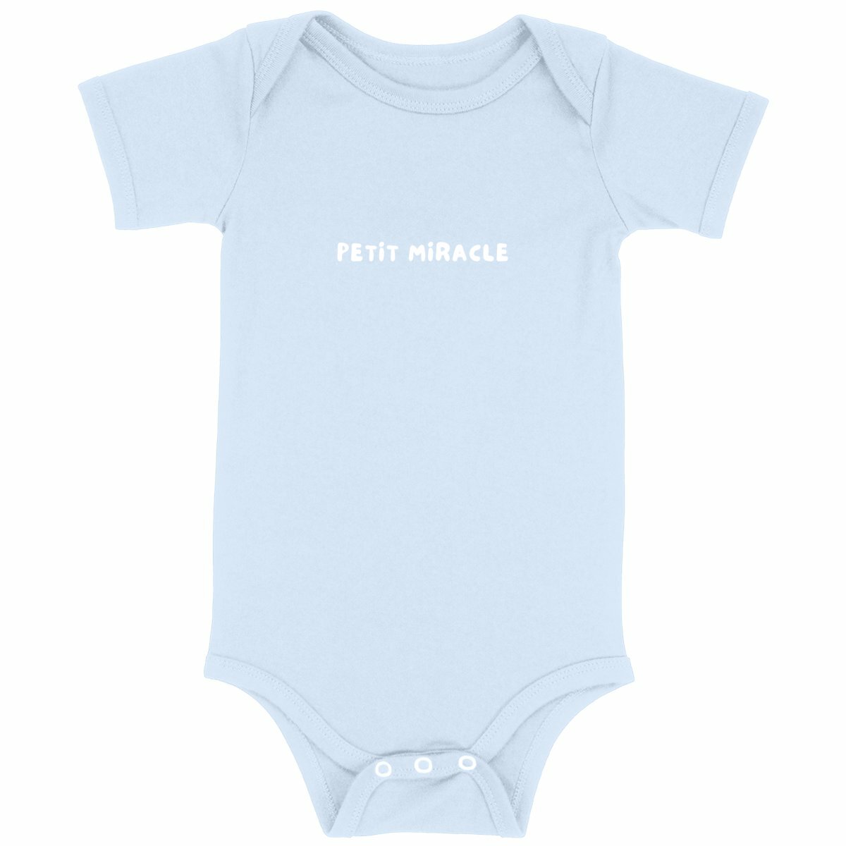Petit miracle - Body bébé - face_bleu