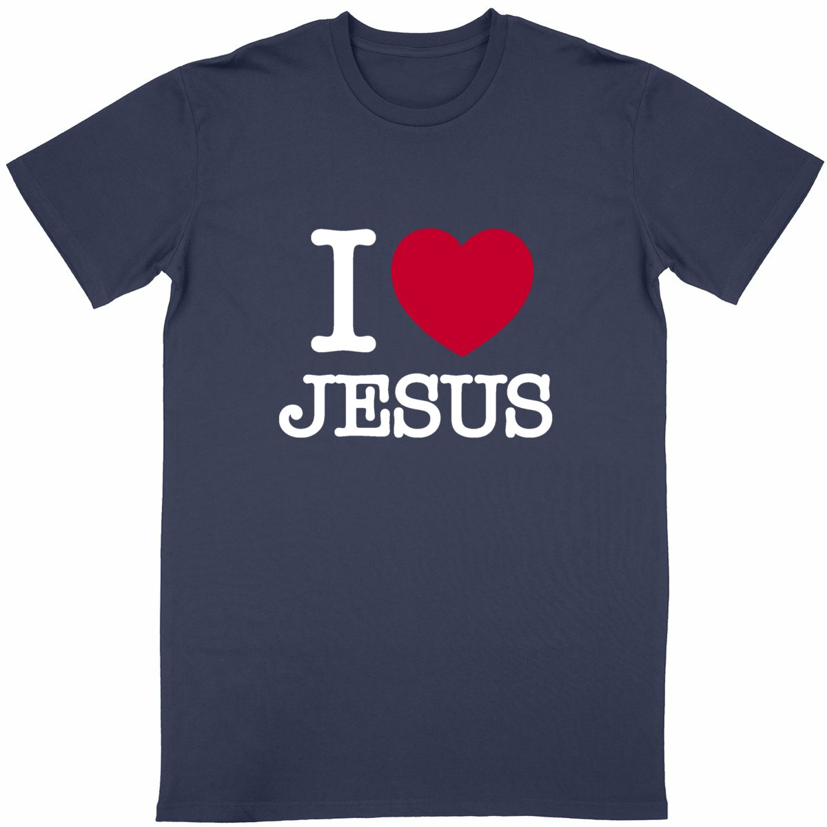 I Love Jesus - T-shirt explicite - face_bleumarine