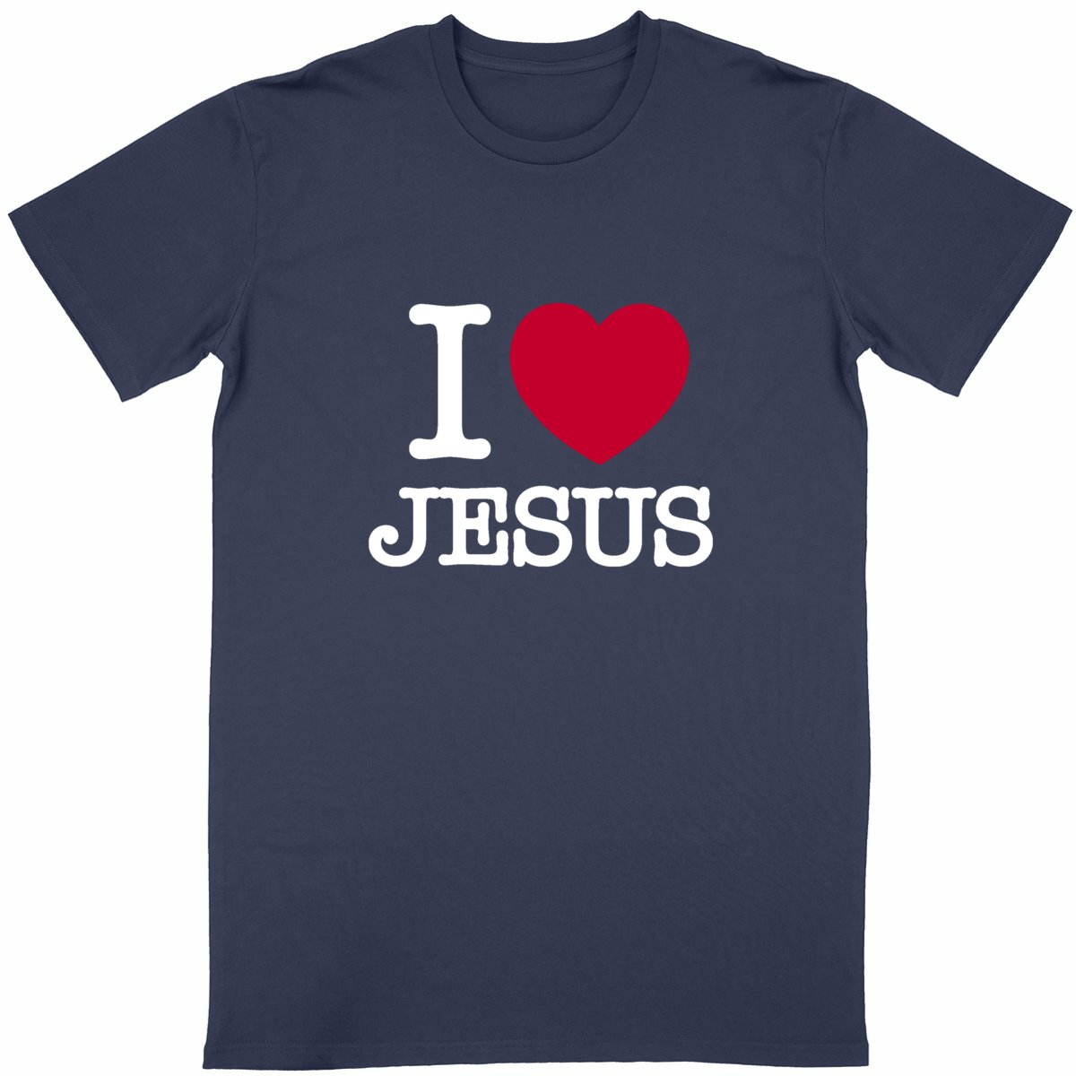 I Love Jesus - T-shirt explicite - face_bleumarine