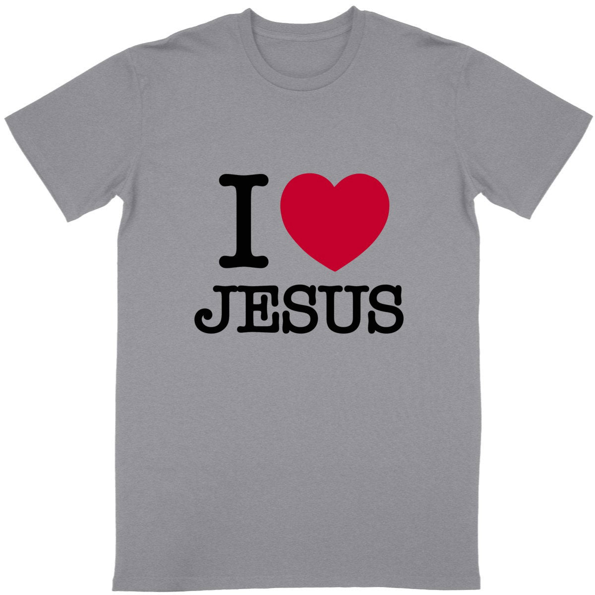 I Love Jesus - T-shirt unisexe - face_gris
