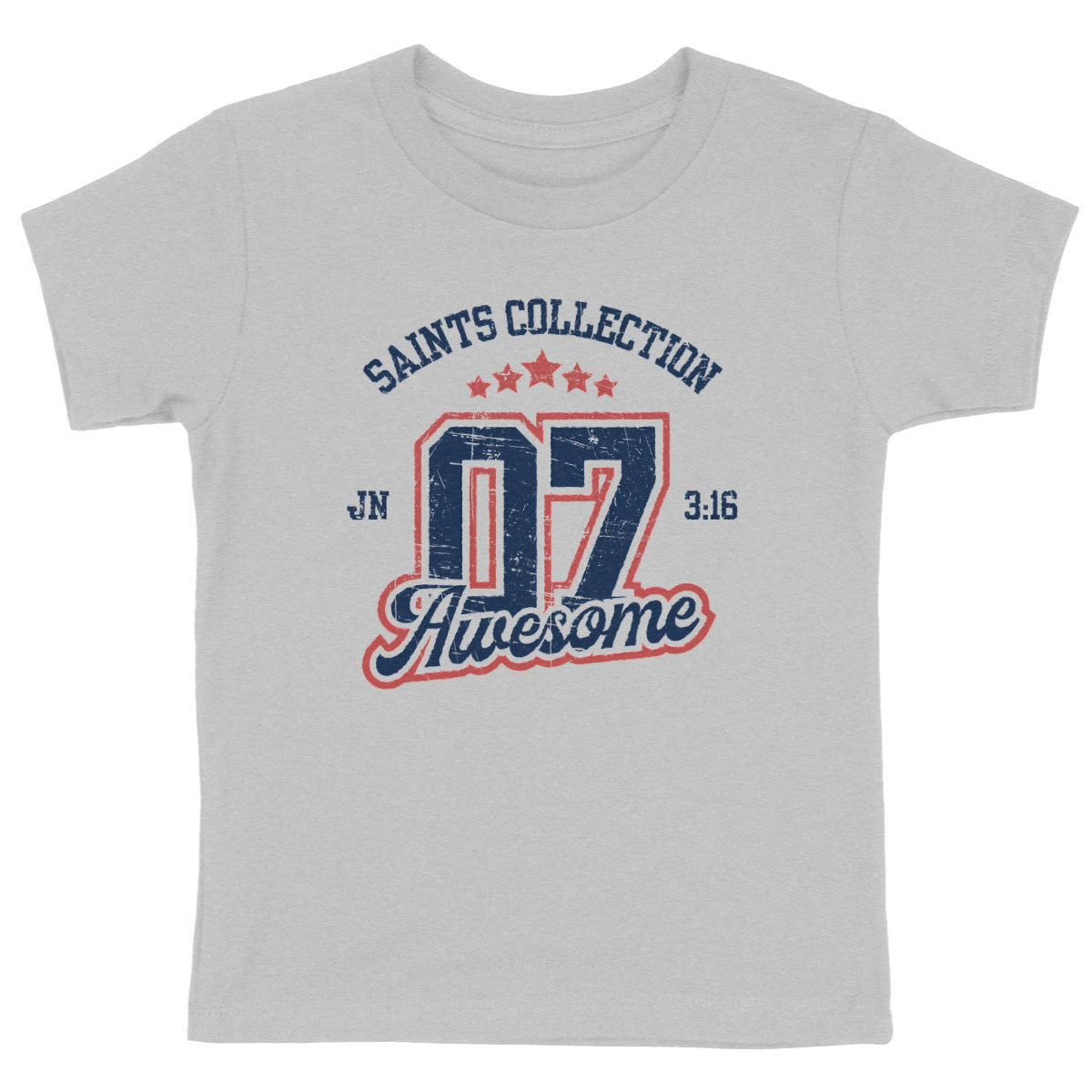 Saints collection - T-shirt G/F  - face_gris