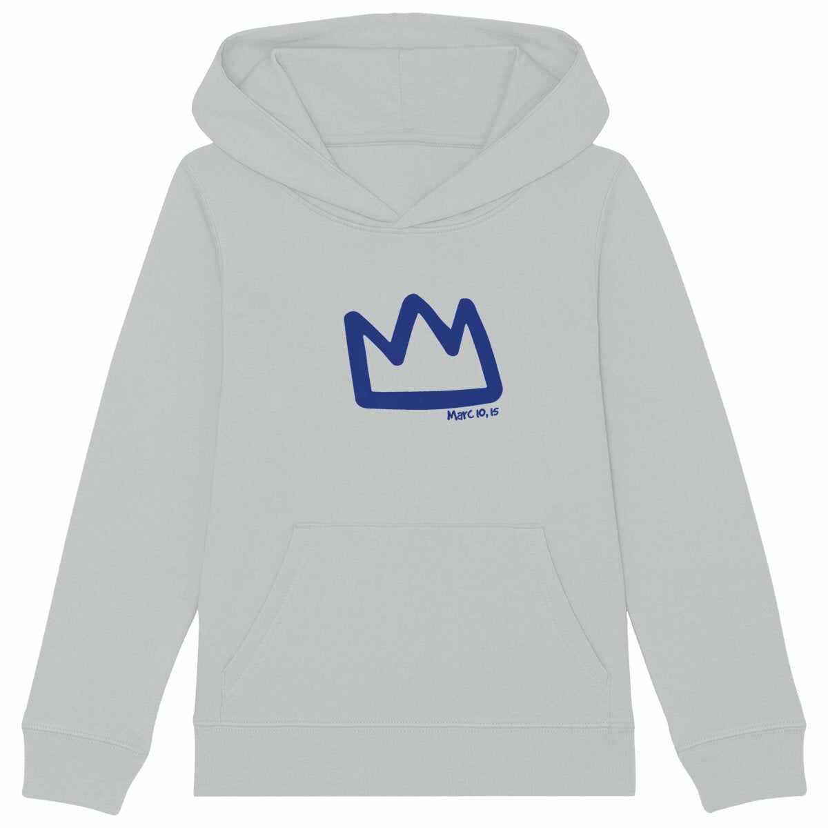 Couronne Marc 10,15 - Sweat à capuche - face_gris