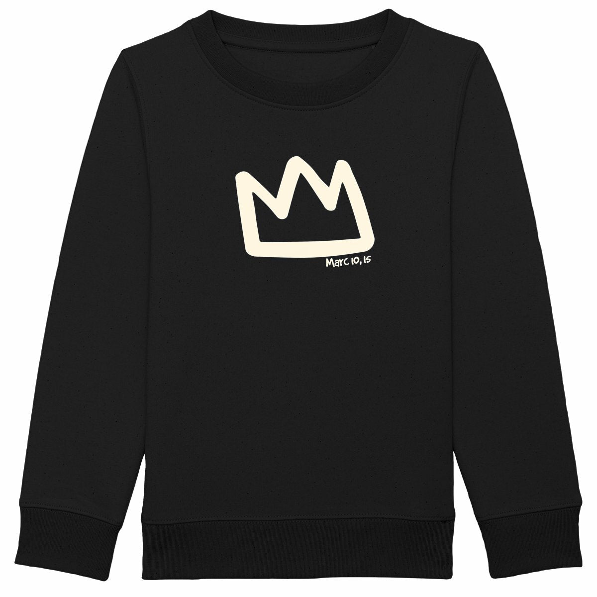 Couronne Marc 10,15 - Sweat épais - face_noir