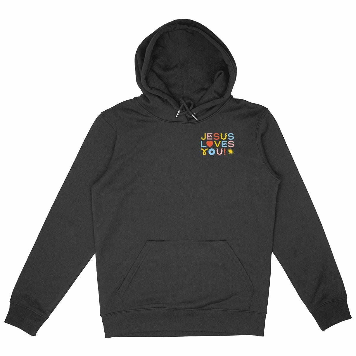Jesus Loves You - Sweat H/F - face_noir