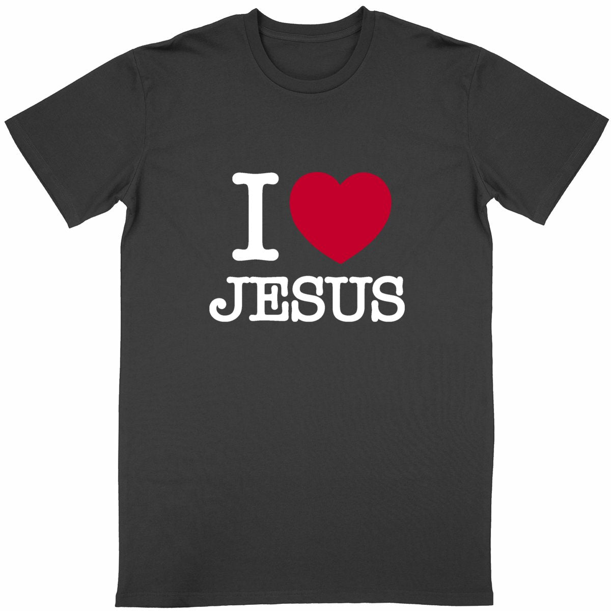 I Love Jesus - T-shirt explicite - face_noir