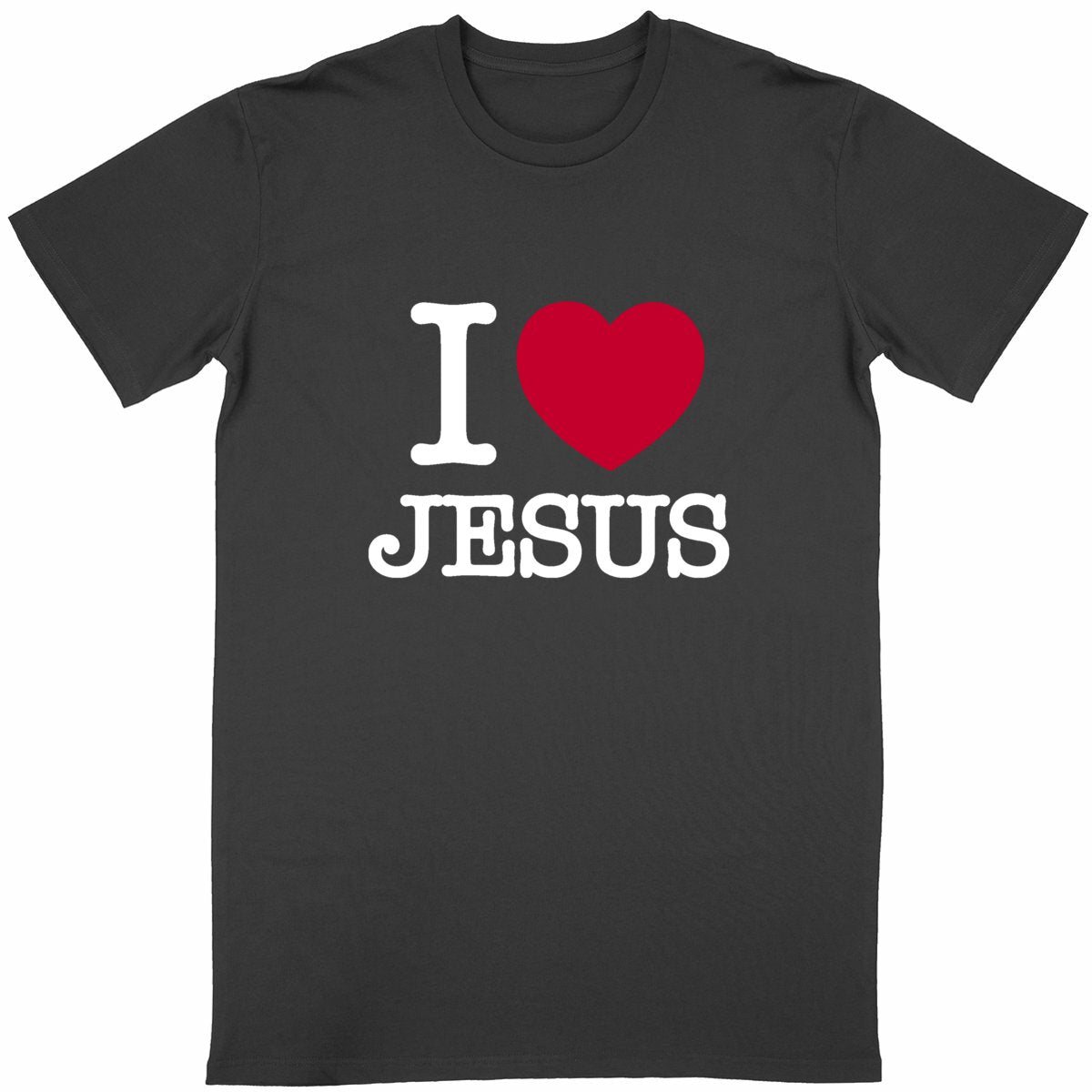 I Love Jesus - T-shirt explicite - face_noir