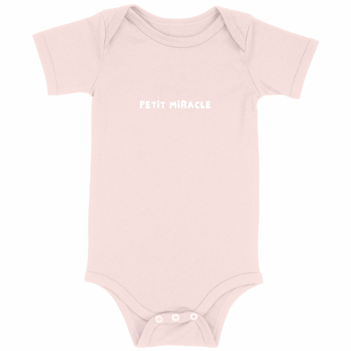 Petit miracle - Body bébé - face_rose