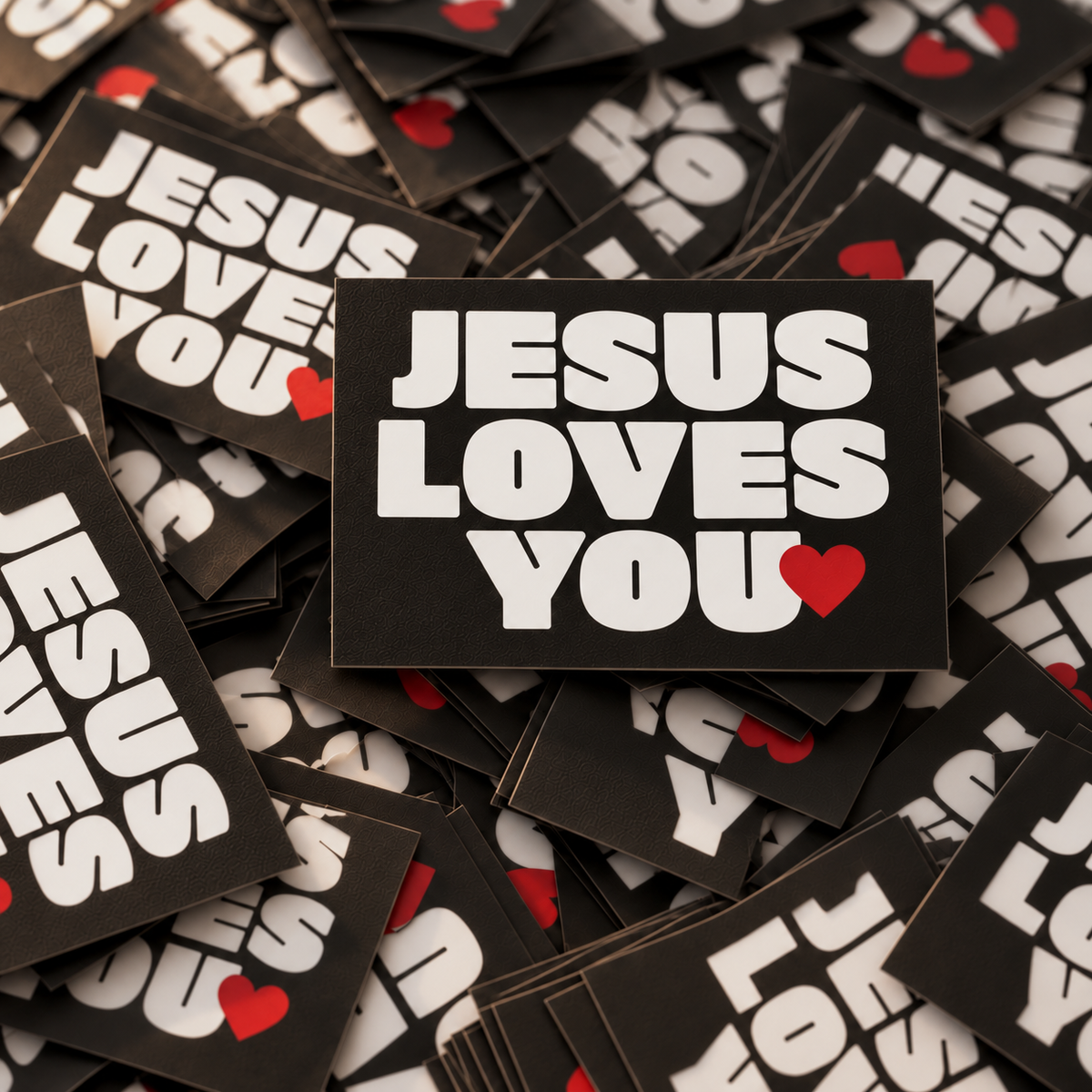 Sticker Jesus Loves You !