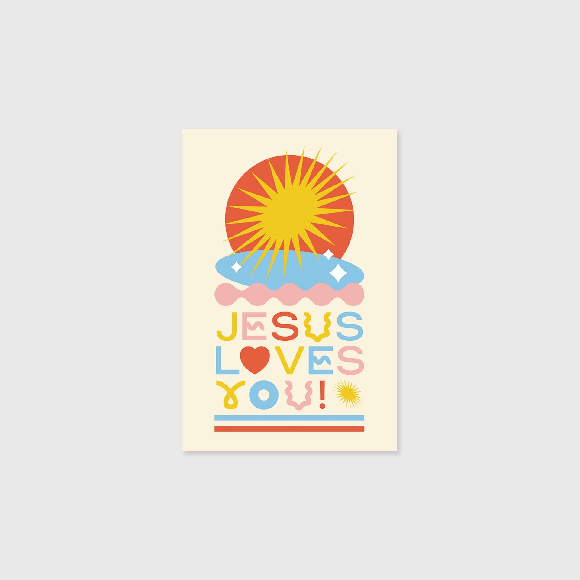 Sticker Jesus Loves You Summer 2026