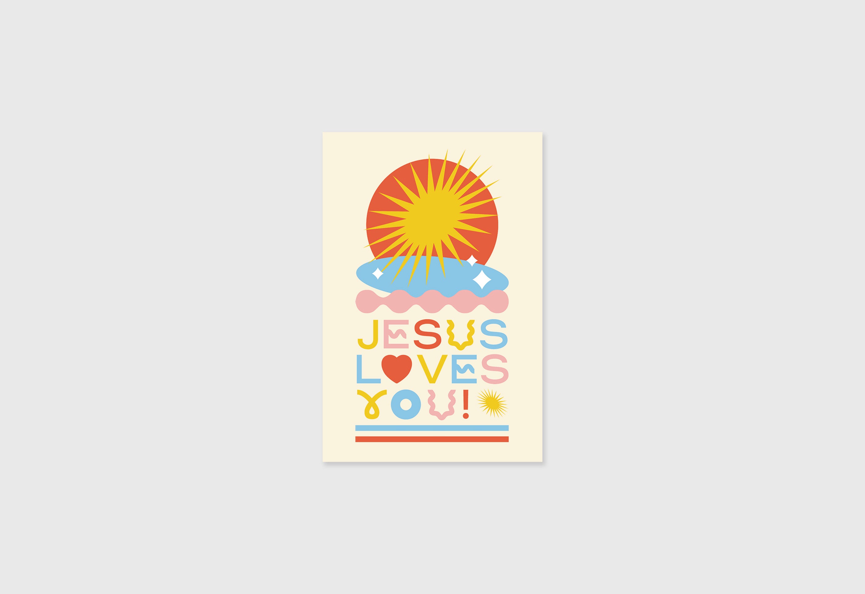 Sticker Jesus Loves You Summer 2026