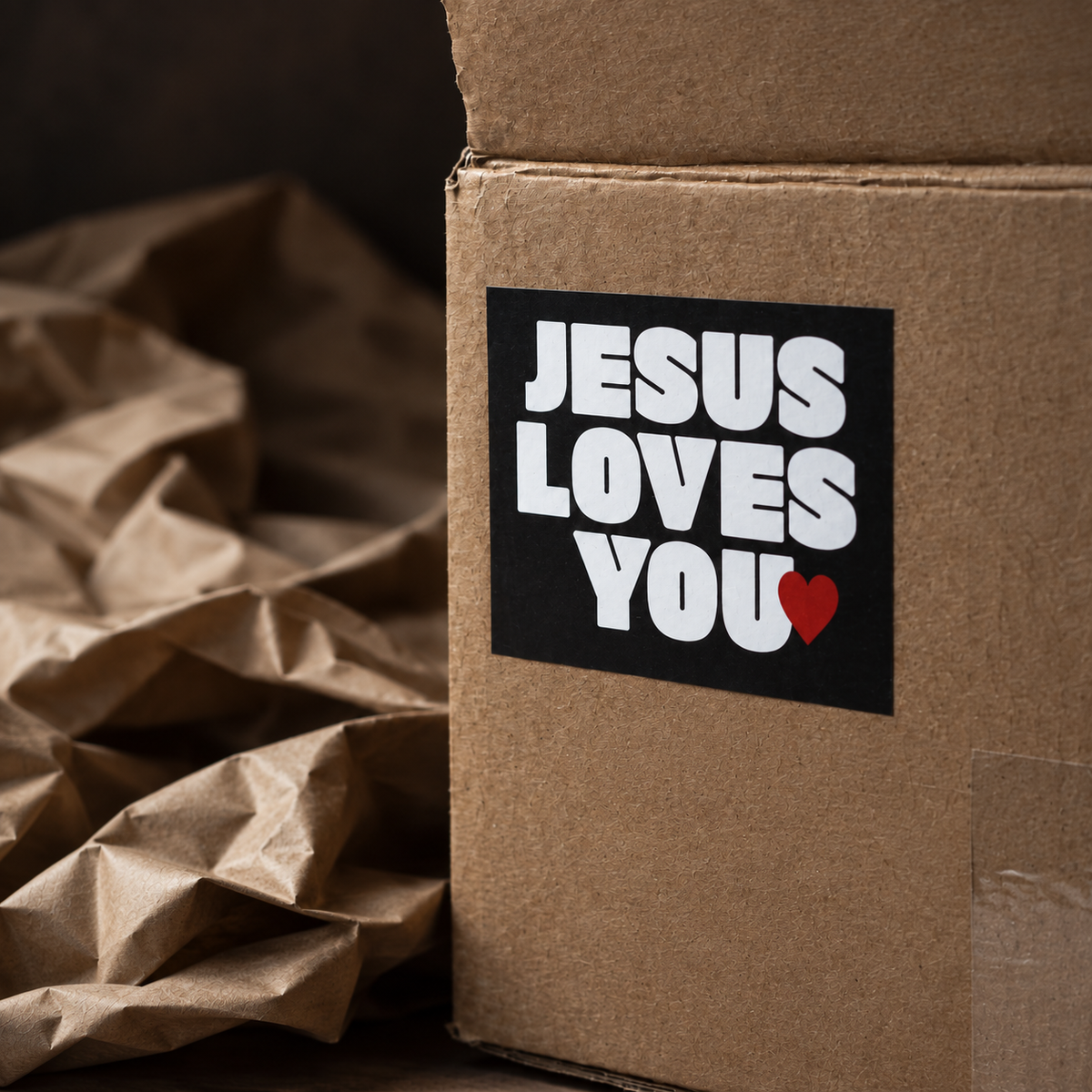 Sticker Jesus Loves You !