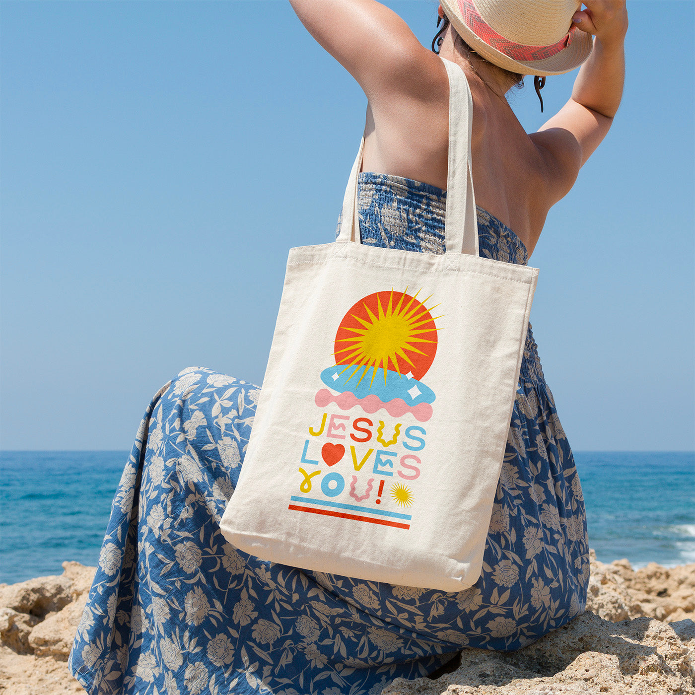 Tote bag Jesus Loves You