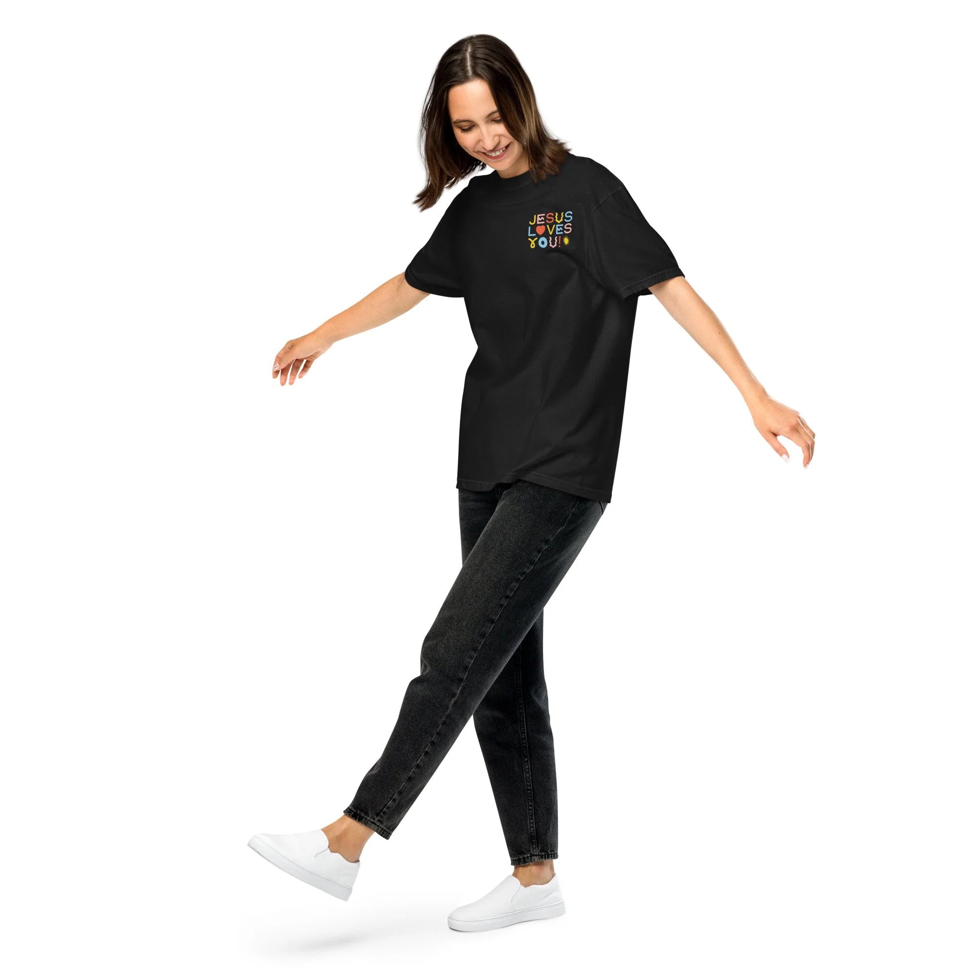 T-shirt oversize Jesus Loves You | Summer 2026